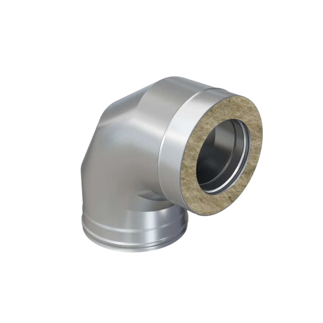 Сэндвич-колено 90° (430/0,8мм + оц.) Ф250х350