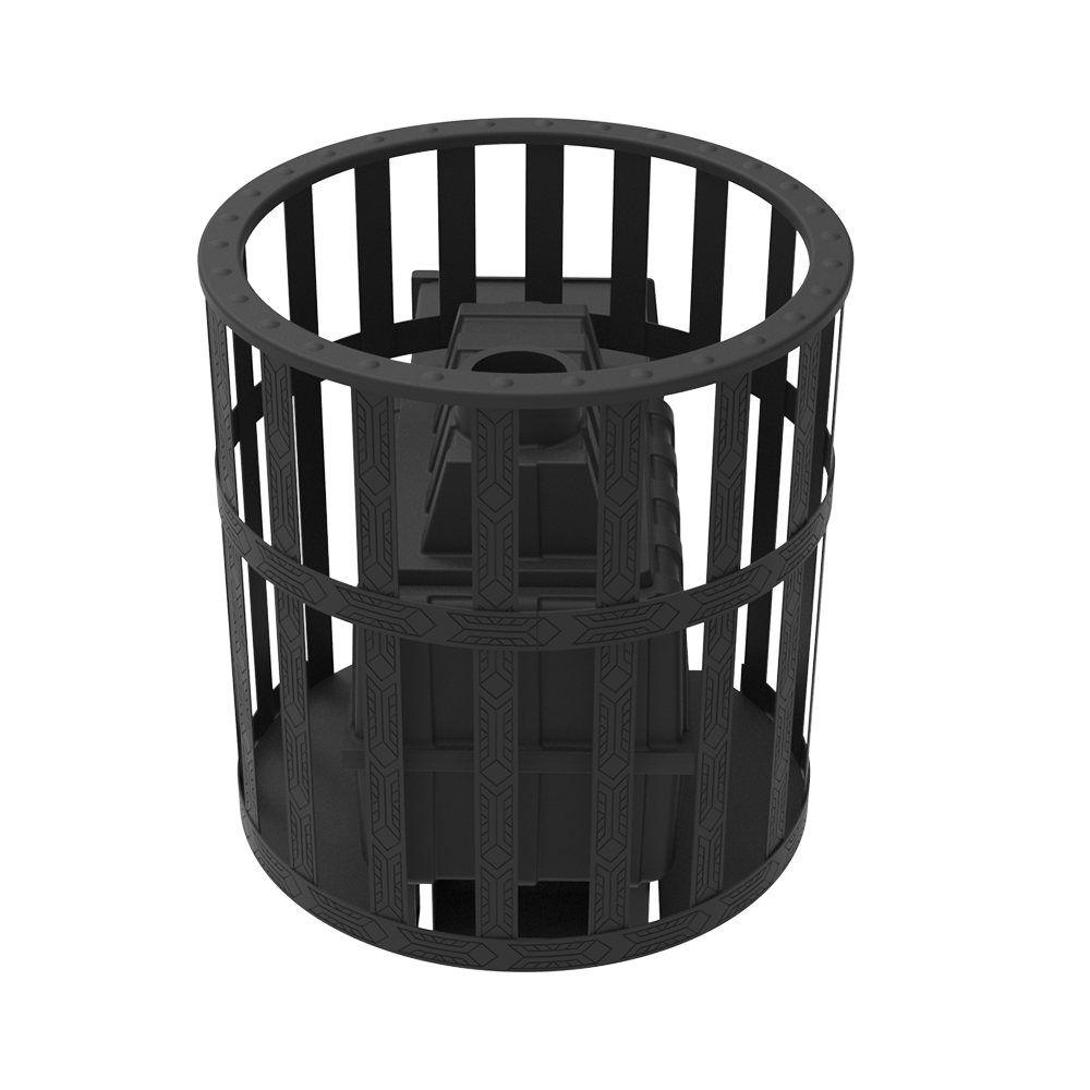 Банная печь чугунная "Воевода" 20 ГАЗ Сетч.кожух