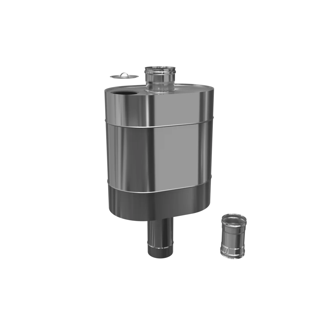 Бак "Таймыр" 50л эллиптический на трубе Ф115 (AISI 201/1.0)