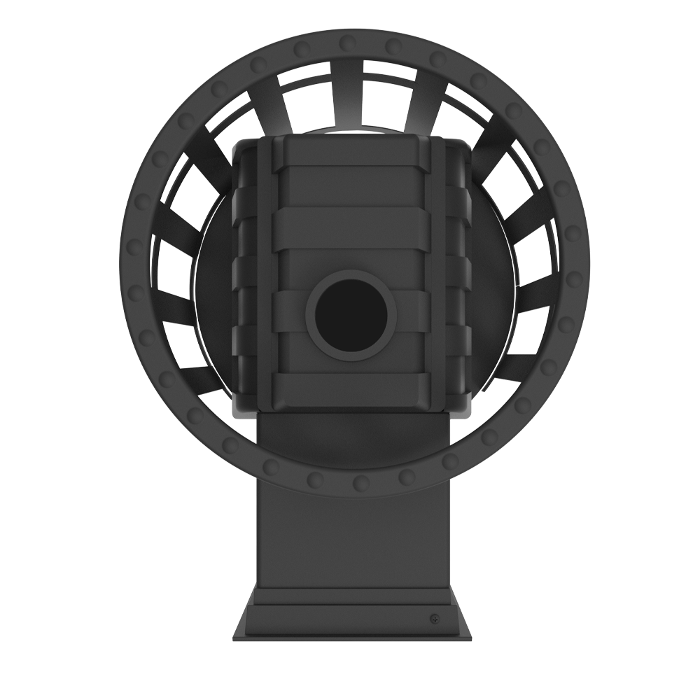 Печь-камин  чугунная для бани "Воевода" 20 Д-2 Сетч.кожух