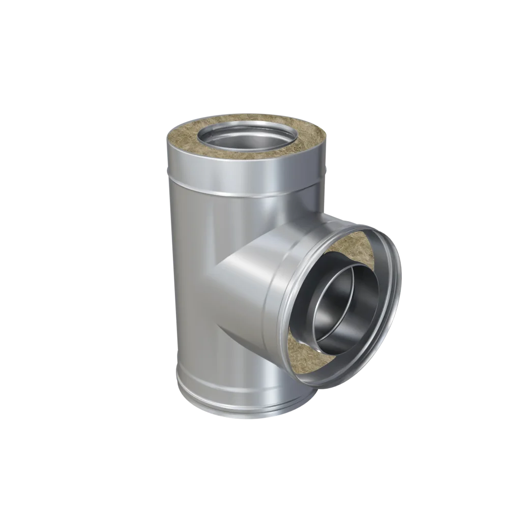 Сэндвич-тройник 90° (430/0,8мм + оц.) Ф250х350