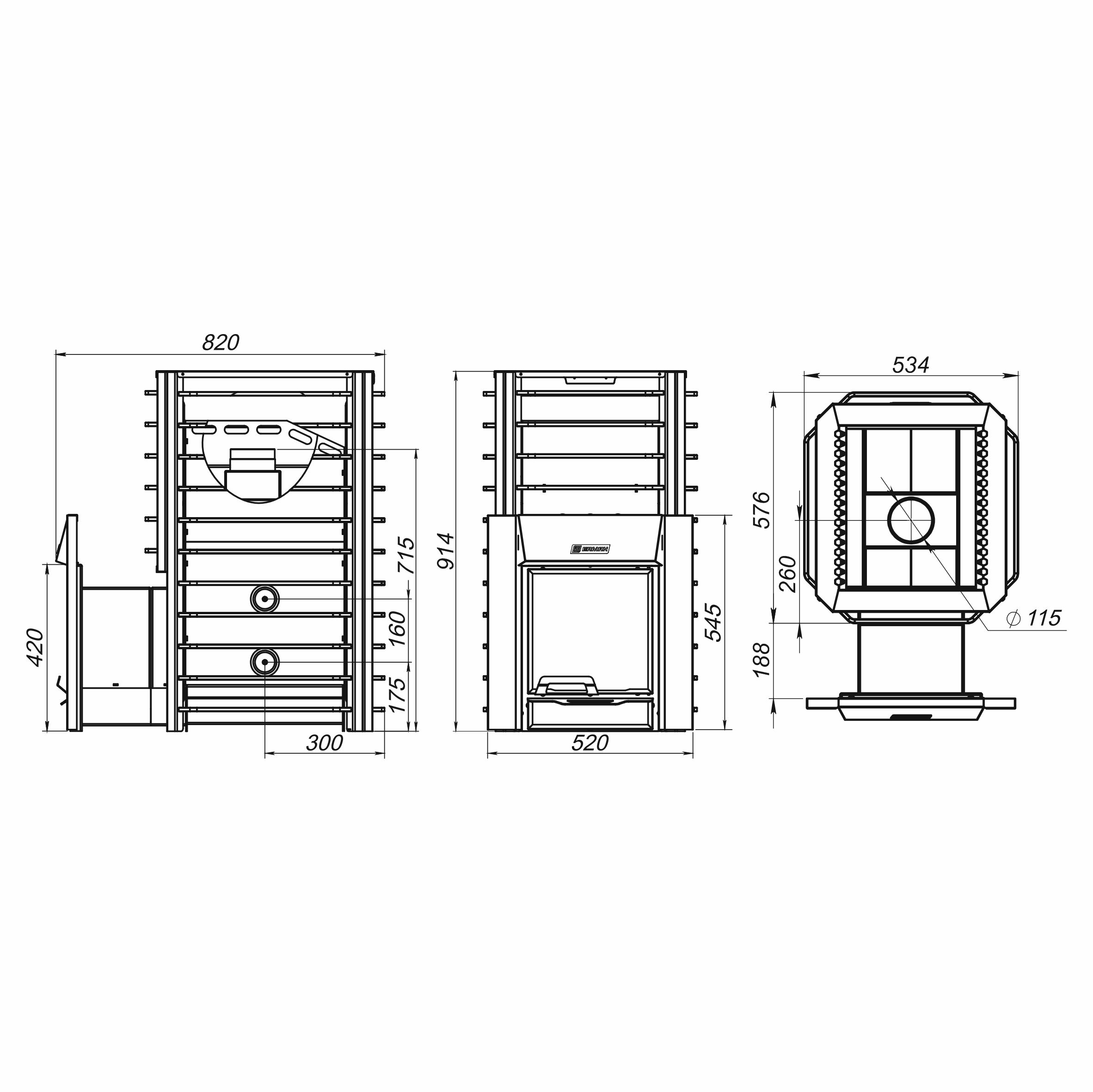 ЕРМАК 24 Сетка-Премиум чугун
