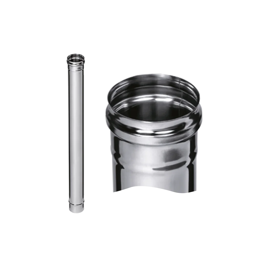 Дымоход  1,0м (430/0,8 мм)  Ф120           ( уп 4
шт.)