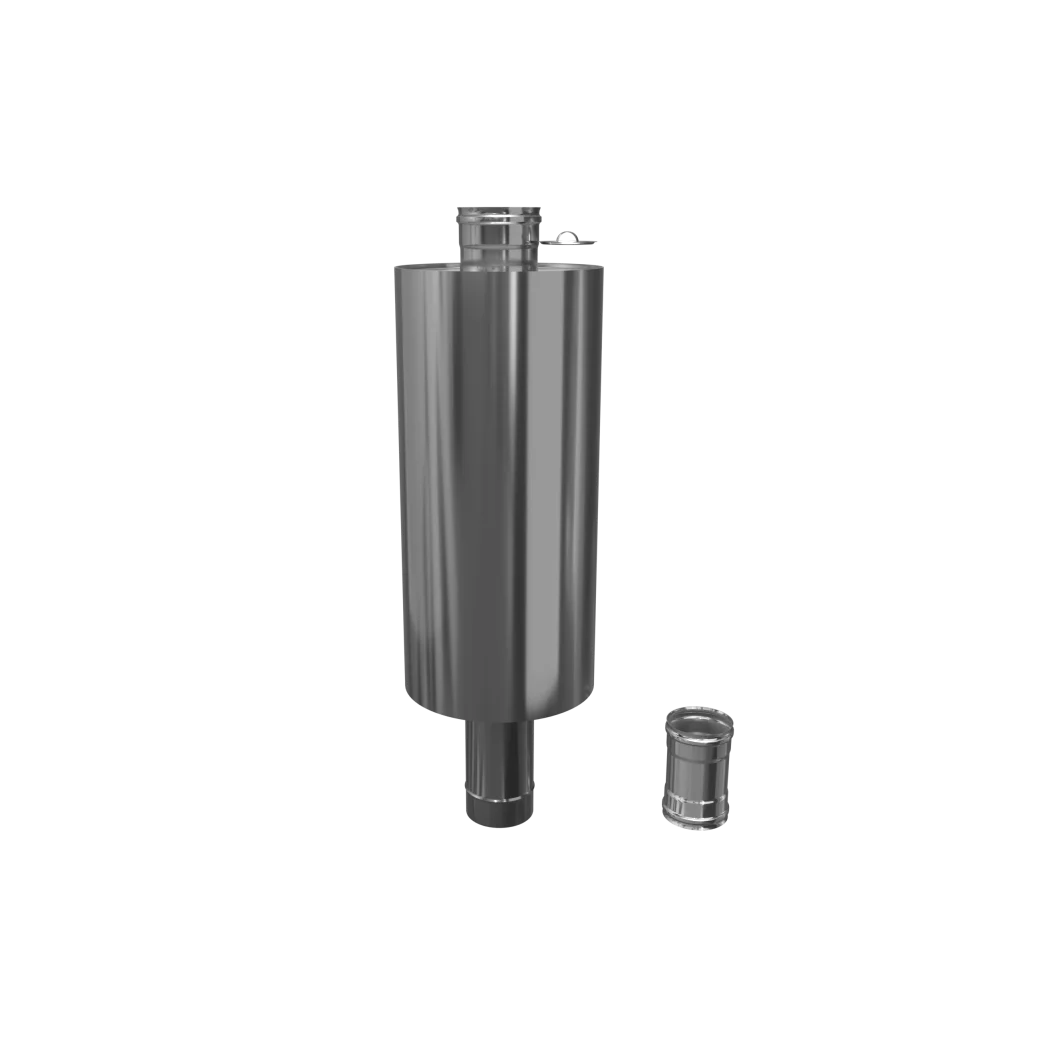 Бак "Селигер" 45л круглый на трубе Ф115 (AISI 201/1.0)