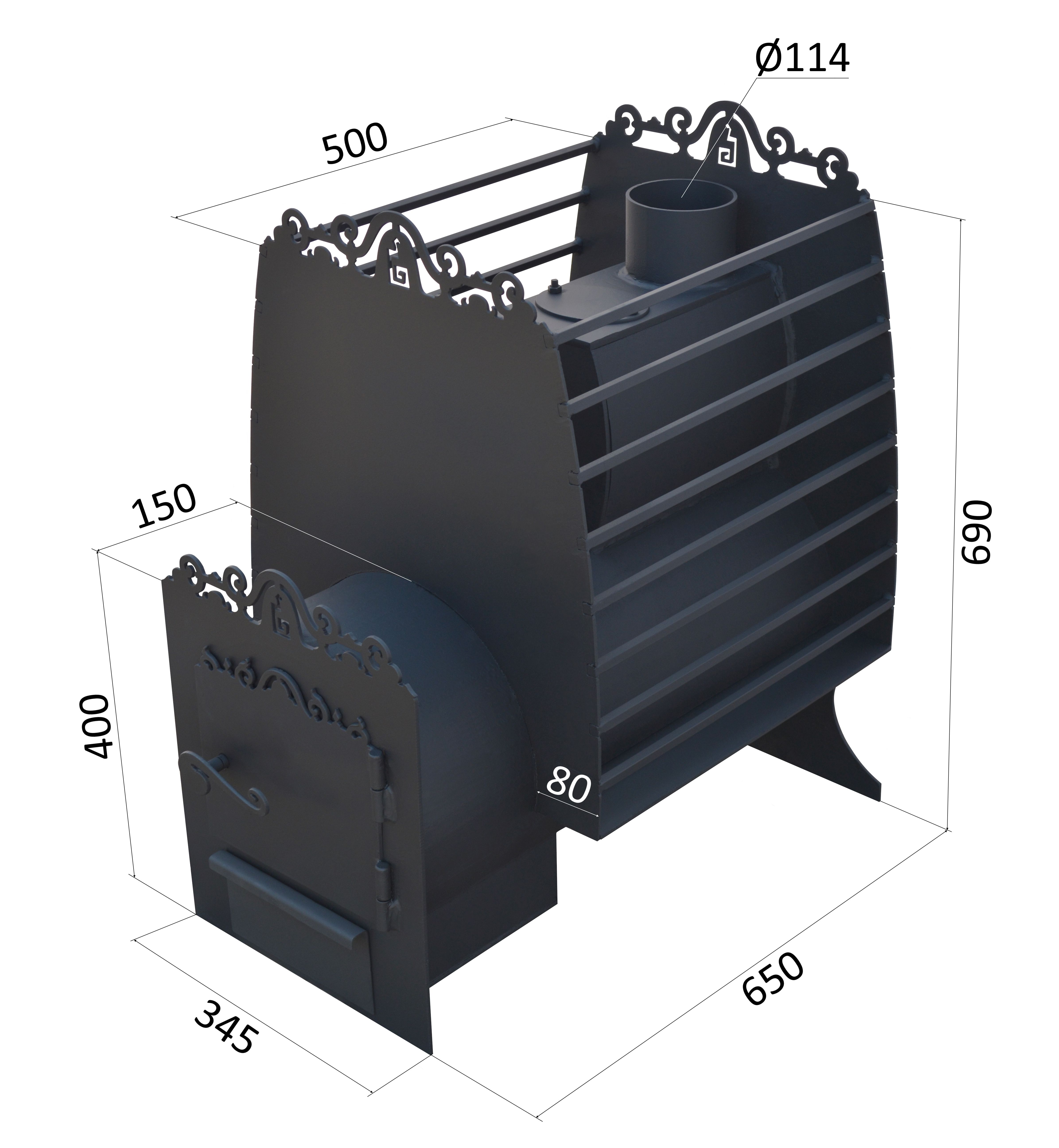 Печь для бани Колибри 325