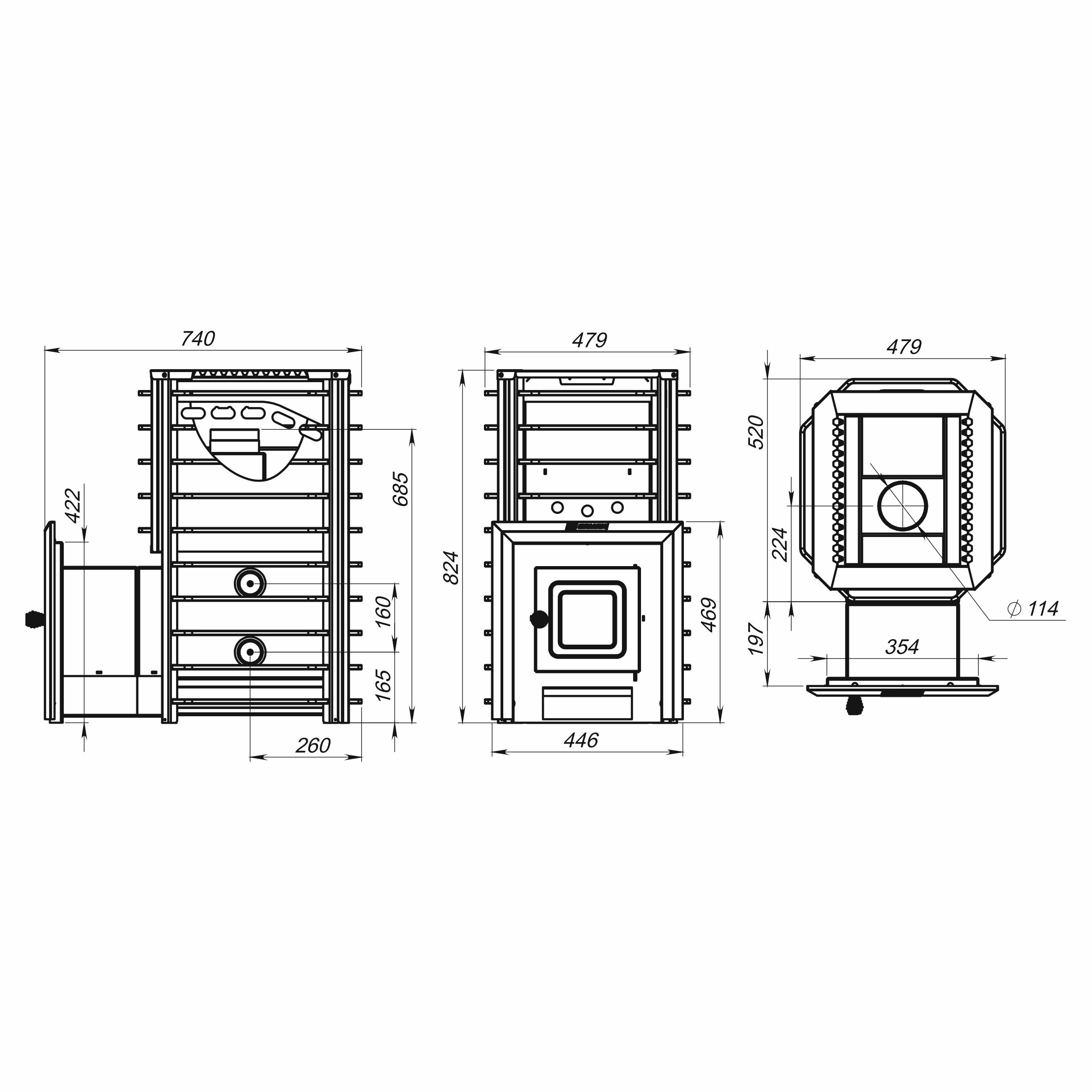 ЕРМАК 16 Сетка-Стандарт чугун