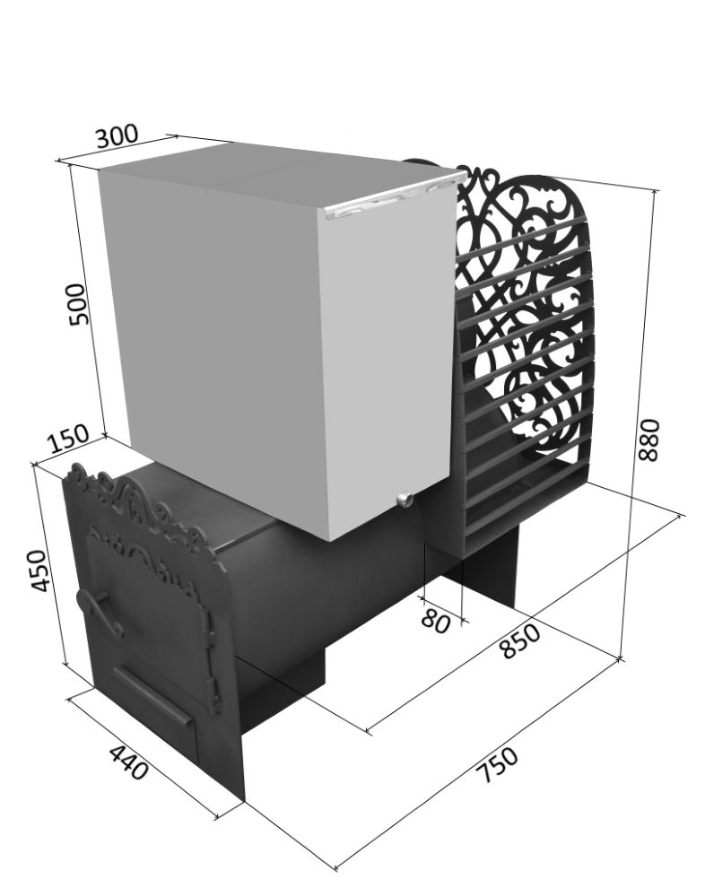печь Горизонтальная 426