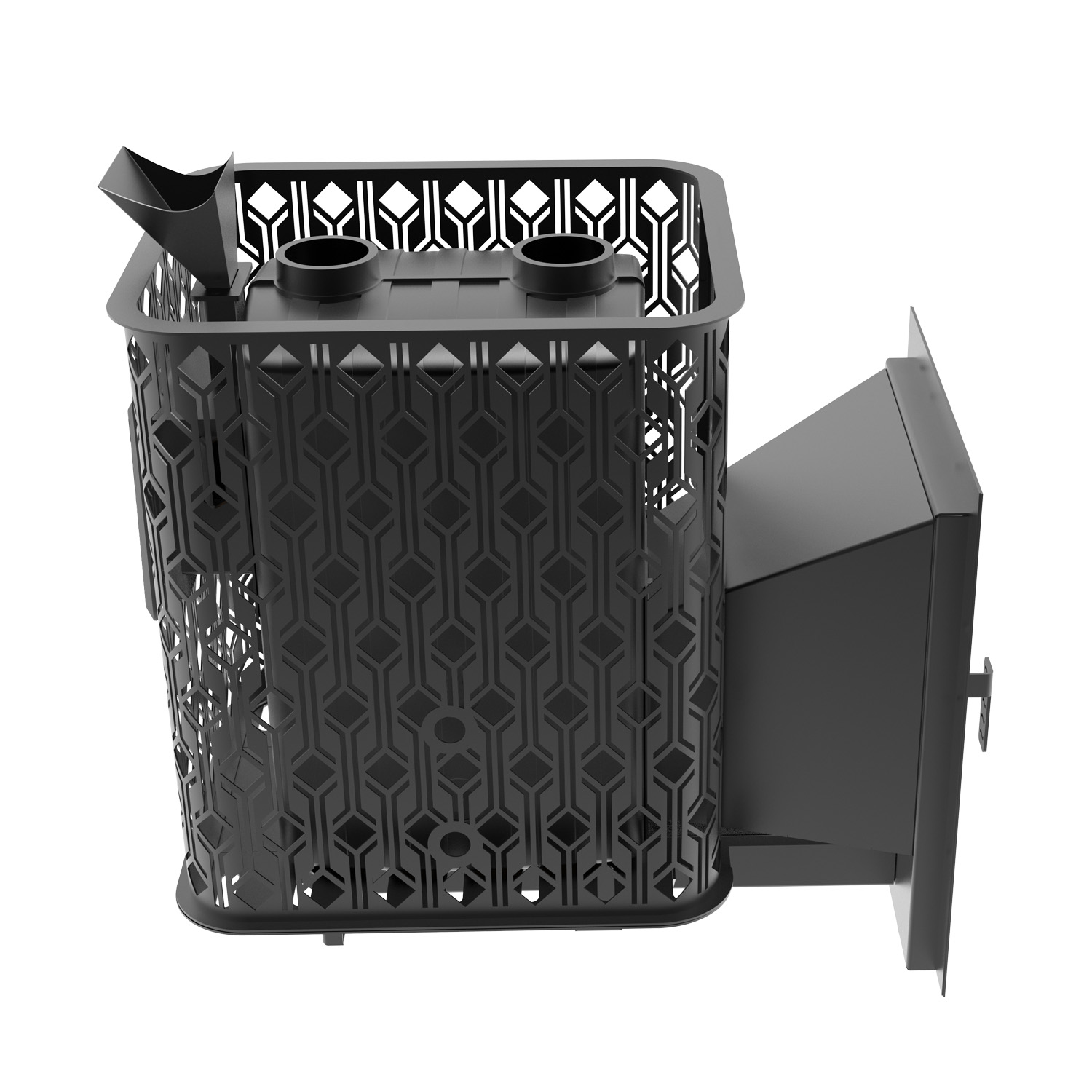 Чугунная печь  "Verona" 18 Закрытая каменка Aisi 304