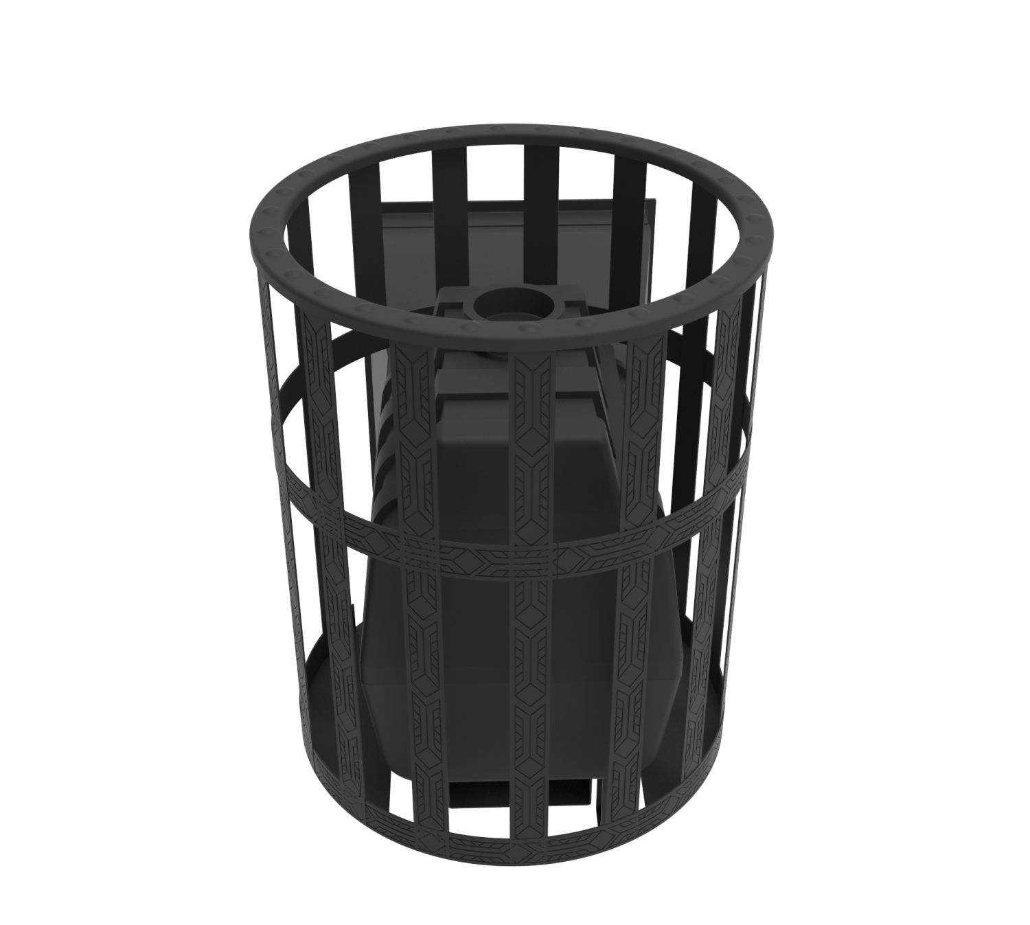 Печь-камин  чугунная для бани "Воевода" 15 Д-1 Сетч.кожух