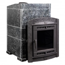 Печь банная "Атмосфера L" в облицовке "Пироксенит"+ КОРЗИНА