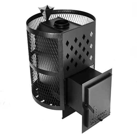 Тундра 16 закрытая каменка сетчатый кожух