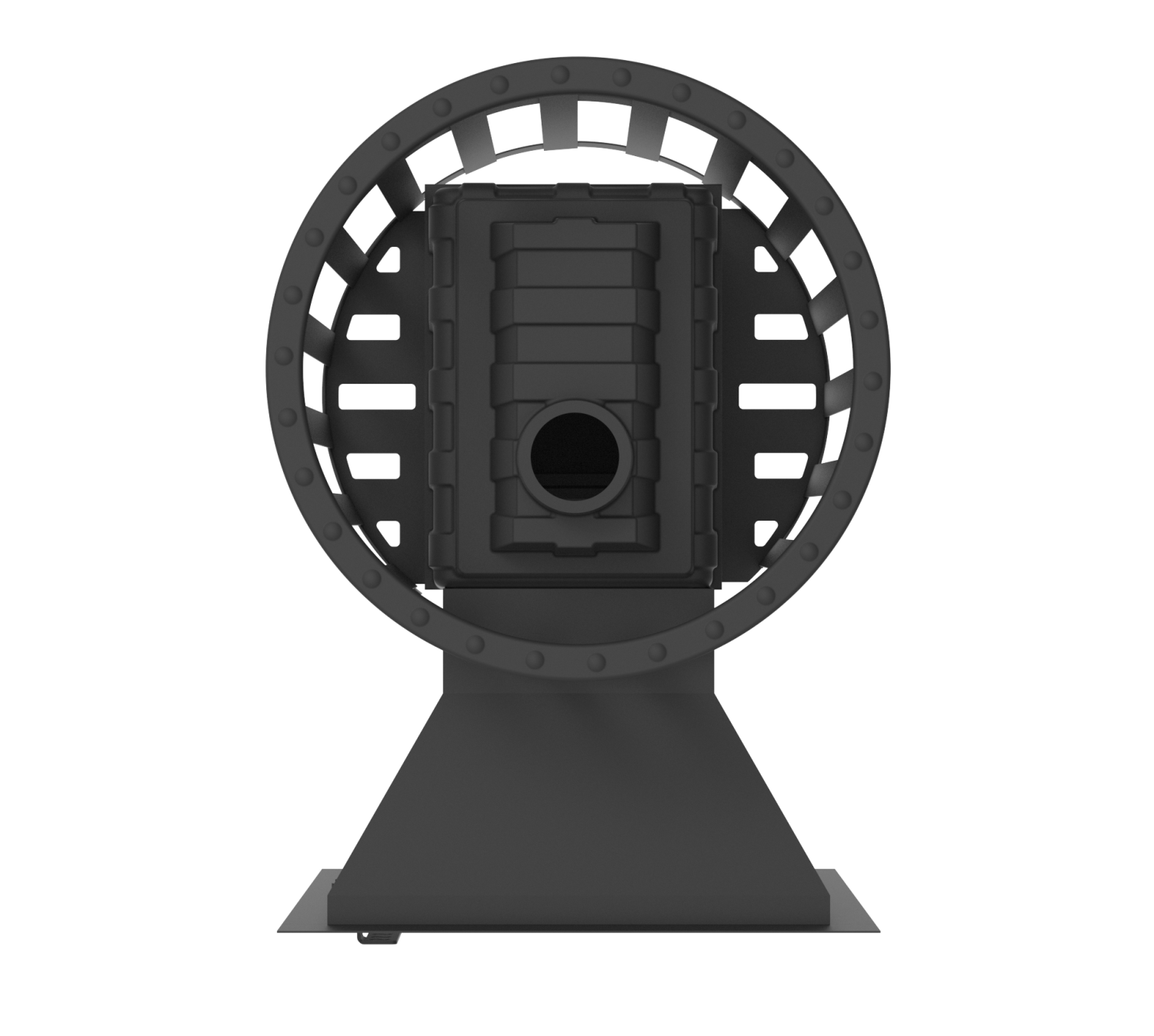 Печь-камин  чугунная для бани "Воевода-ФЛАГМАН" 20 Сетч.кожух