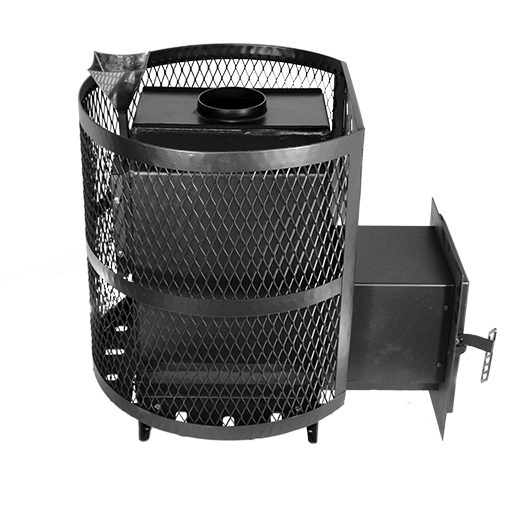 Тундра 14 закрытая каменка сетчатый кожух