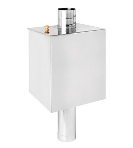 Бак на трубе 55л Ø115 (Прямоуг) 3/4" (AISI 439) МП